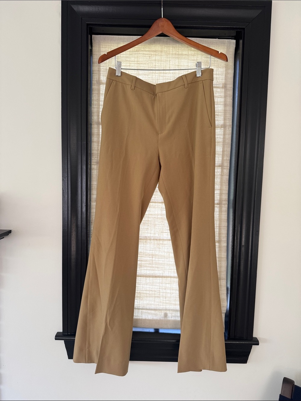 BANANA REPUBLIC Bootcut High-Rise Sculpted Camel Trouser Size 8 - Picture 2 of 8